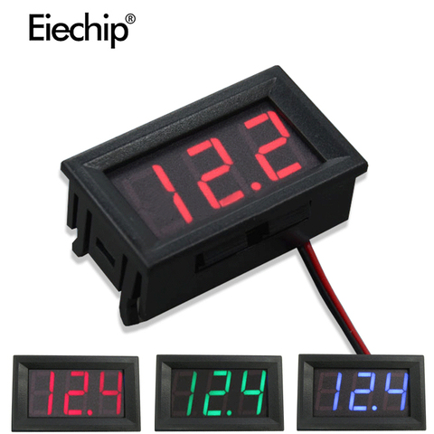 LED display Digital Voltmeter Ammeter DC 100V 10A Blue Red Amp Dual Digital Volt Meter Current Gauge Car Current Monitor Tester ► Photo 1/5