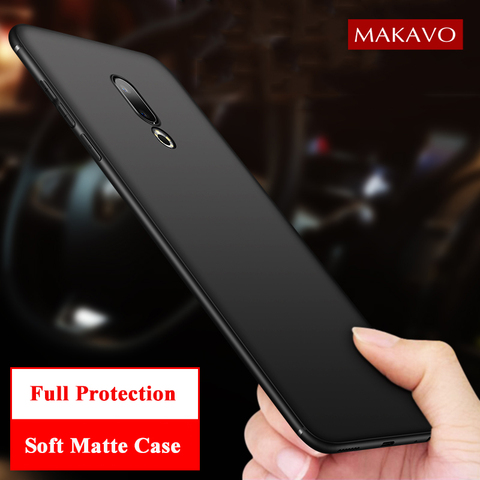 MAKAVO Cover For Meizu 16X Case Full Protection Soft Silicone Matte Phone Cases For Meizu 16 X Capa Housing ► Photo 1/6