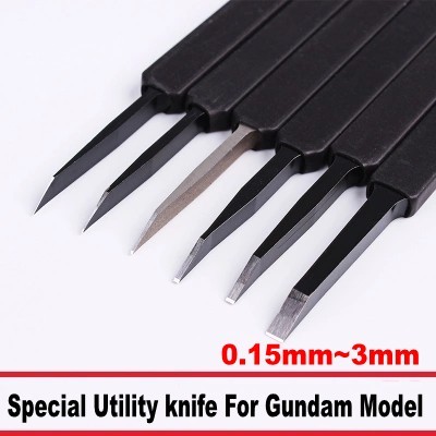 Model Building Tool Utility knife Carving Knife burin 0.15mm ~3mm  With Fixing Tool For Gundam Model Building ► Photo 1/5