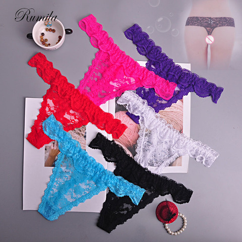 Sexy sheer lace Women lingerie high waist Thongs plus size G-string Underwear Panties Briefs Ladies T-back  1pcs/Lot zhx99 ► Photo 1/6