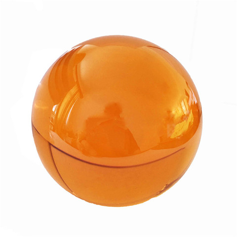 50mm/60mm/70mm/80mm/100mm Amber Color K9 Meditation Crystal Glass Ball No Stand for Decoration ► Photo 1/3