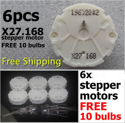 6 PCS X27 168 X27.168 Stepper Motor Instrument Cluster For GM GMC Cars And Trucks 2003-2006.10 bulbs ► Photo 1/1