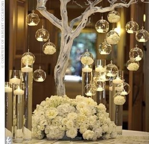 Hanging Clear Glass Ball Globe Shape Terrarium Candlestick Wedding Home Decoration Crystal Romantic Bar Party Dinner ► Photo 1/6