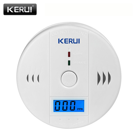 LCD Photoelectric Carbon Monoxide Home Security Protection 85dB Warning High Sensitive Independent CO Gas Sensor Detector Alarm ► Photo 1/6