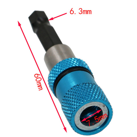 1/4 inch Quick Release Screw Depth Bit Holder Adjustable  Magnetic Handle Screwdriver Drywall Hex Bit Holder Drill Screw Tool ► Photo 1/6