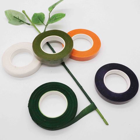 Floral Green Tapes 12mm*45m/ROLL Tape Corsages Buttonhole Artificial Flower Stamen Wrap Florist Green Tapes Stretchy Tape ► Photo 1/6