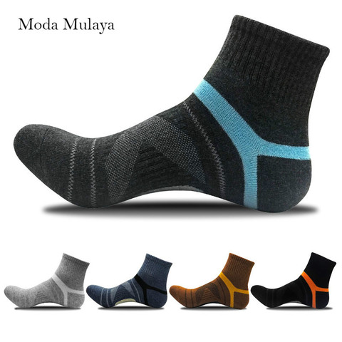 2022 Men's Compression Socks Men Merino Wool Black Ankle Cotton Socks Herren Socken Basketball Sports Compression Sock for Man ► Photo 1/6