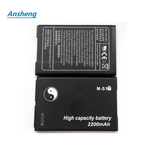 Ansheng 2200mAh MS1 M-S1 Battery For Blackberry Bold 9000,9030,9630,9700,9780 Mobile Phone ► Photo 1/2
