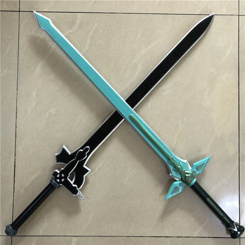 80cm Sword Art Online SAO 1:1 Asuna Weapon Action Figure Kirigaya Kazuto Elucidator/Dark Repulser Cosplay Sword PU Foam Kids Toy ► Photo 1/6