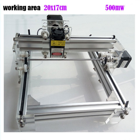 GRBL 500mW Desktop DIY kit blue purple Laser Engraving Machine Picture CNC Printer, working area 20cmx17cm ► Photo 1/1