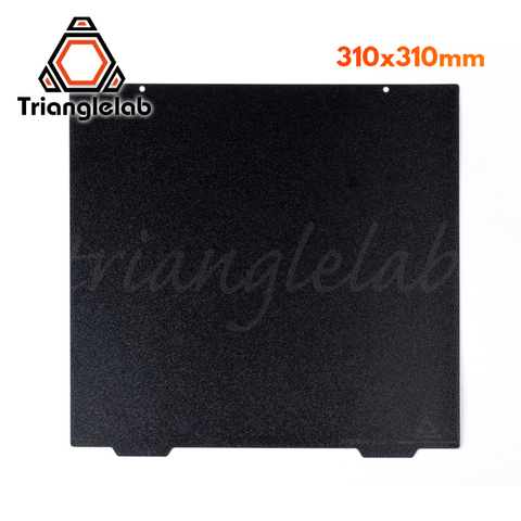 Trianglelab 310 X 310 CR10 Double Sided Textured PEI Spring Steel Sheet Powder Coated PEI Build Plate For CR-10 ► Photo 1/2