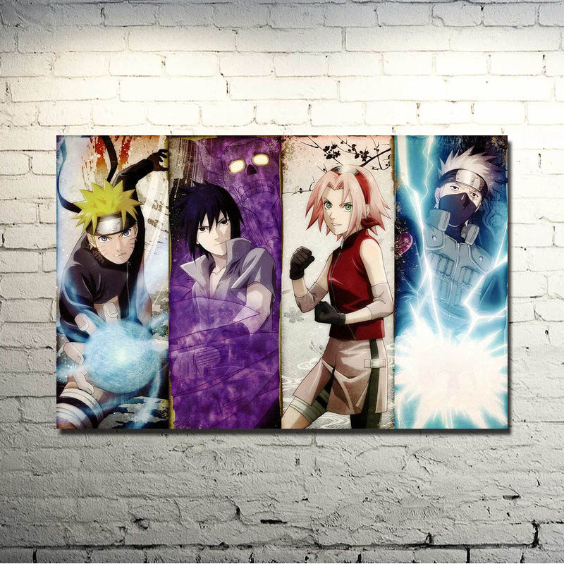 Sasuke Poster Sasuke Poster Wall Decor High Quality Naruto Art Naruto Anime Poster