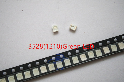 Free Shipping 200pcs SMT SMD LED 3528 1210 Water Green Ultra Bright Light-Emitting Diode LED Diode Chip Lamp ► Photo 1/3