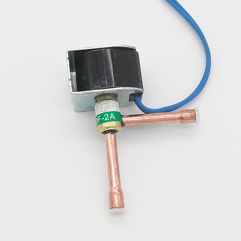 2 Way FDF-2A mini -flow Copper solenoid valve refrigeration system AC220V  ► Photo 1/1