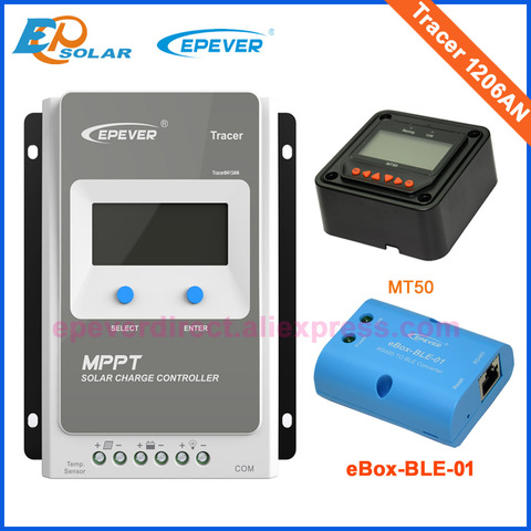 EPEVER 10A 20A MPPT Solar Charge Controller 12V24V Tracer AN Solar Panel Power Regulator Charger Max PV 60V Tracer1206AN 2206AN ► Photo 1/6
