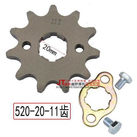 zongshen loncin lifan kayo 250ccc dirt pit bike atv quad buggy front chain sprocket 520 chain 200cc motorcycle accessories part ► Photo 1/1