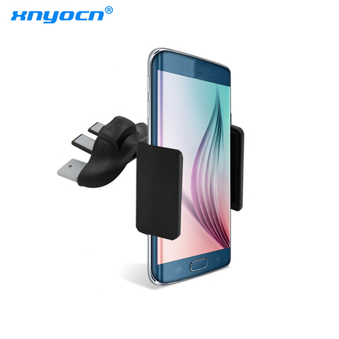Xnyocn Universal Car CD Player Slot Mount Mobile Phone Holder Bracket Car Air Vent Stand Cradle For SmartPhone Support 4-6 inch ► Photo 1/6