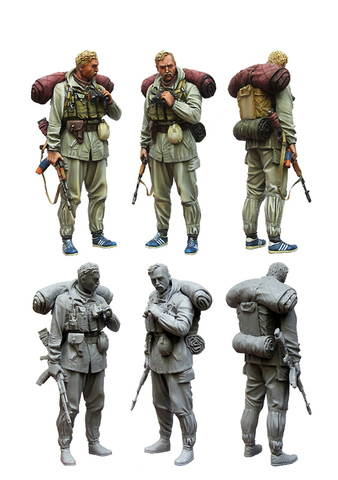 [tuskmodel] 1 35 scale resin model figures kit commander of special troops GRU ► Photo 1/1