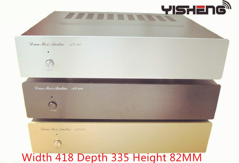 case of 430*102*348mm A-200 amplifier chassis/Tube amp chassis/After stage amplifier chassis/ amplifier enclosure/case/ diy box ► Photo 1/4