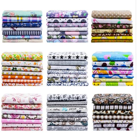 24*25cm/Pack 7pcs/Pack Printed Cotton Fabric Patchwork Floral Pattern Fabric Face Protection DIY Calico Sewing Supplies T7866 ► Photo 1/5