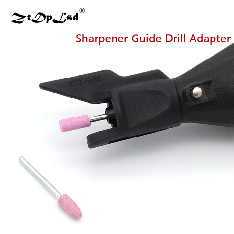 ZtDpLsd 1PCS Sharpener Guide Drill Adapter Saw Sharpening Attachment For Dremel Rotary Power Tools Mini Accessories Set ► Photo 1/1