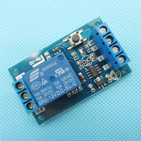 12V Bond Bistable Relay Module Car Modification Switch One Key Start and Stop the Self-Locking ► Photo 1/3
