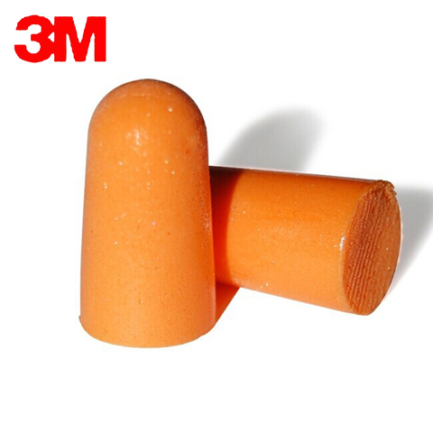 20pairs 3M 1100 Authentic  Slow Reboun Foam Soft  EarPlugs Noise Reduction Norope Earplugs Swimming Protective earmuffs ► Photo 1/6