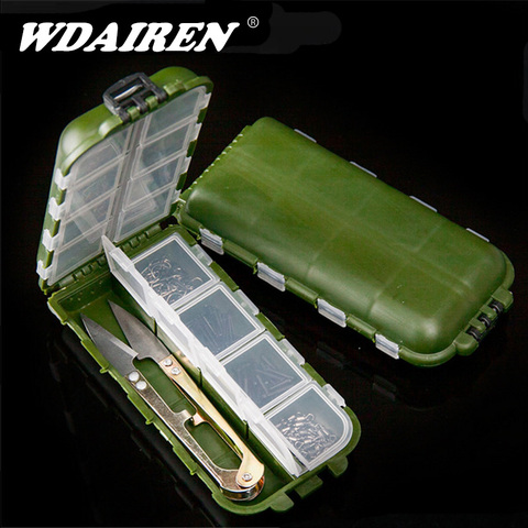 WDAIREN Fishing Lure 8 Compartments Storage Case Box Plastic Fish Lure Spoon Hook Bait Tackle Box Pesca Isca Fishhook Box ► Photo 1/5