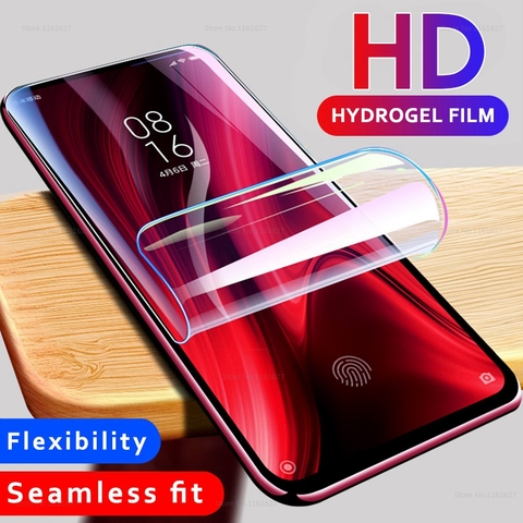 Soft Hydrogel Film Screen Protector For Xiaomi mi 9t pro mi 9 se mi9 t Tempered Glass For Xiaomi mi 10 Pro 9x cc9 cc9e A3 Lite ► Photo 1/6