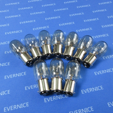 10 PCS Light Bulb #BA15D 220V For Singer 221 Featherweight, 222, 301 ► Photo 1/4