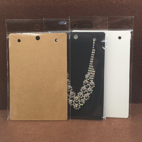 50pcs 15*10cm Kraft Necklace Cards,Big Necklace Packaging Displays Card and  Blank Pendant Paper Cards - Price history & Review, AliExpress Seller -  yangxiChen Seasons Customizing package Store