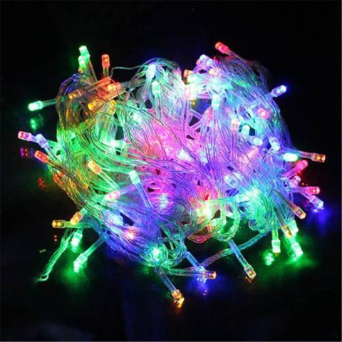 Outdoor christmas led string lights 100M 50M 30M 20M 10M 2M decorative fairy light holiday lights lighting tree garland decor ► Photo 1/6