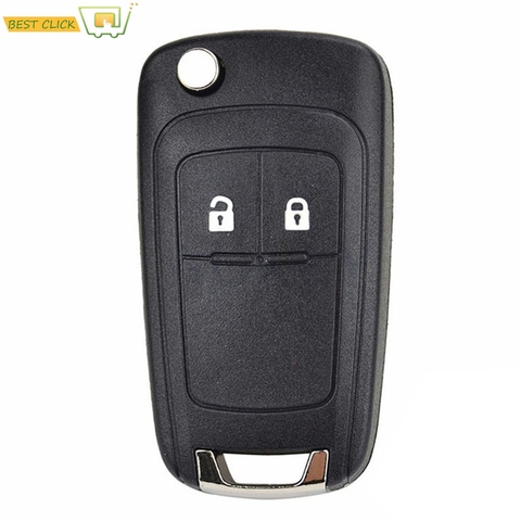 2 Button Car Key Replacement Remote Flip Key Cover Shell For Opel Adam Astra J Insignia Mokka Zafira C Corsa Cascada Meriva Karl ► Photo 1/6
