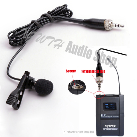 Professional Mini Lavalier Lapel Microphone Omnidirectional Condenser Mic for Sennheiser G1 G2 G3 Wireless Transmitter ► Photo 1/6