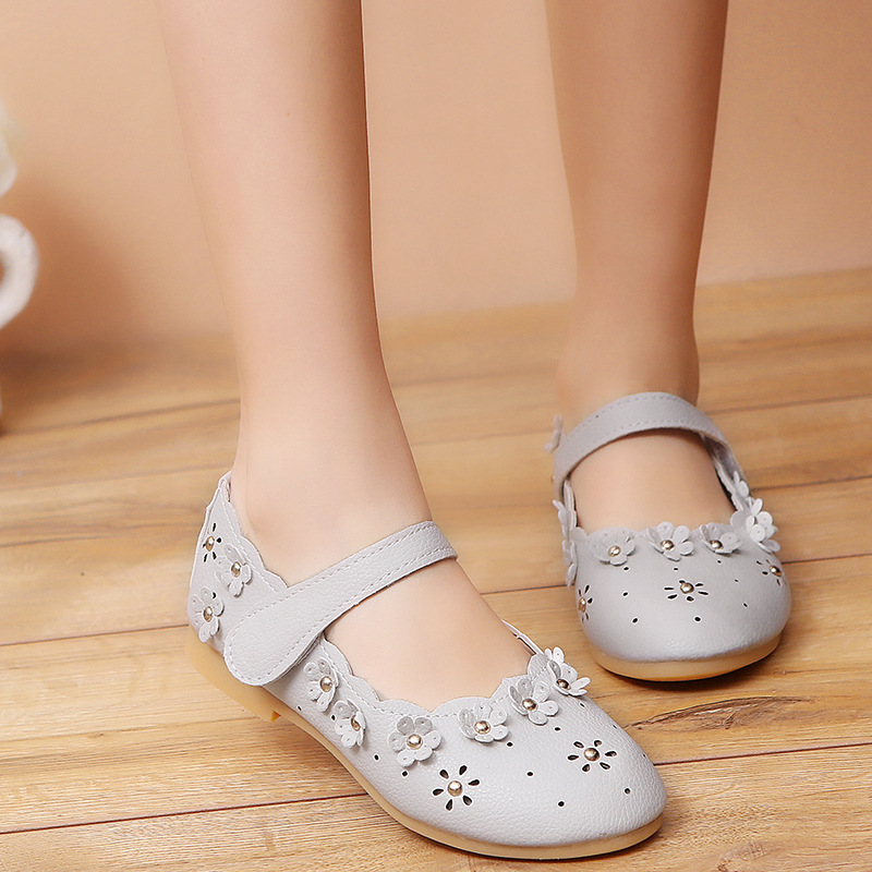 Cute Cat Shoes for Toddler Kids Girls PU Leather Mary Jane Flat Shoes,Asian Size 