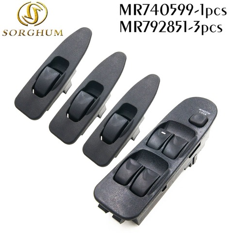 NEW MR740599 MR792851 FRONT LEFT RIGHT ELECTRIC FOR MITSUBISHI WINDOW SWITCH LIFTER FOR MITSUBISHI CARISMA 1995-2006 MR 740 599 ► Photo 1/6