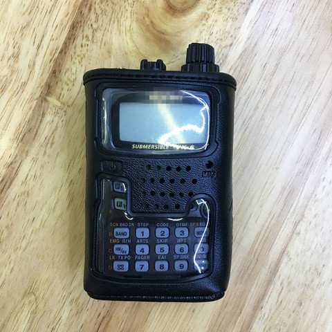CSC-91 Original leather soft case holder for YAESU VX-6R VX-6E walkie talkie ► Photo 1/6