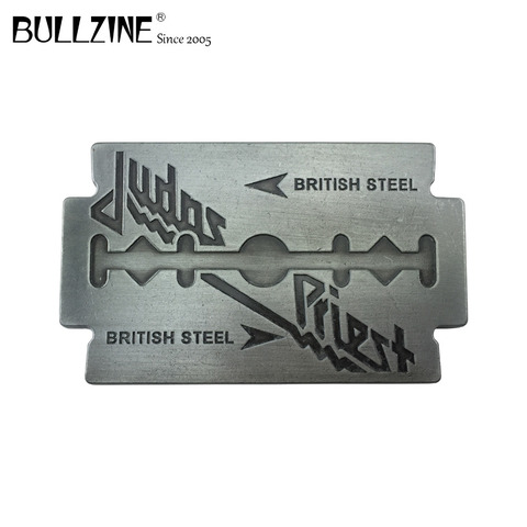 Bullzine zinc alloy  Music cowboy jeans gift belt buckle pewter finish FP-03709 suitable for 4cm width belt ► Photo 1/4
