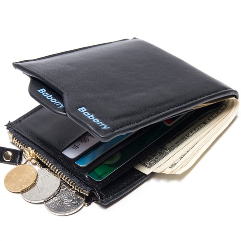 2022 Hot Fashion Wallets for Men with Coin Pocket Wallet ID Card holder Purse Clutch with zipper Men Wallet With Coin Bag Gift ► Photo 1/6