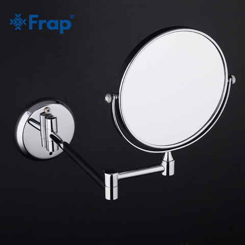 FRAP Bath Mirrors make up mirrors magnification modern bathroom mirrors with extend arm wall mounted bathroom chrome accessories ► Photo 1/1