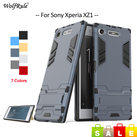 For Sony Xperia XZ1 Case For Sony XZ XA1 XA Bumper TPU & PC Stand Phone  Case For Sony Xperia XA Cover For Sony XZ1 G8321 G8342 - Price history &  Review |