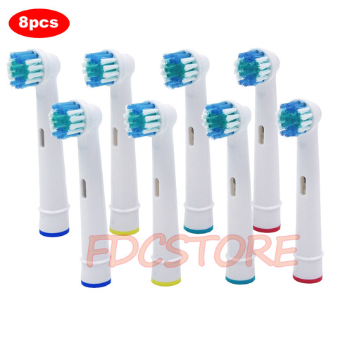 8x Replacement Brush Heads For Oral-B Electric Toothbrush Fit Advance Power/Pro Health/Triumph/3D Excel/Vitality Precision Clean ► Photo 1/4