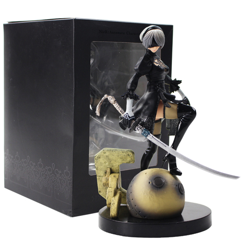 14cm NieR Automata Figure Toy YoRHa 2B No. 2 Type B With Sword Collectible Model Toy ► Photo 1/5
