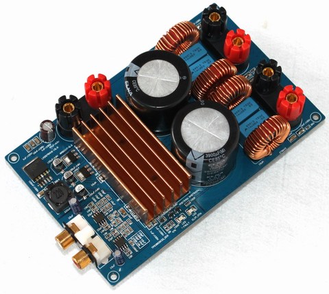 2.0 Digital amplifier board DC50V Strong high power TPA3255 300W + 300W Class D audio Digital Amplifier Board ► Photo 1/6