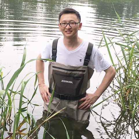 Fly Fishing Waders Clothing Portable Chest Overalls Men's Waterproof Clothes Wading Pants Breathable Stocking Foot Good As Daiwa ► Photo 1/6