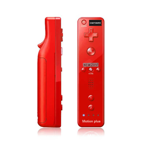 Buy Online Newest For Wii 2 In 1 Remote Controller With Built In Motion Plus For Nintendo Red Hot Selling Guaranteed 100 Alitools