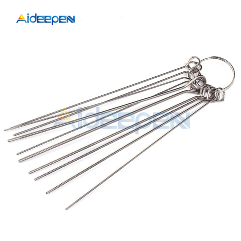 10 Kinds/lot Stainless Steel Needle Set PCB Electronic Circuit Through Hole Needle Desoldering Welding Repair Tool 80mm 0.7-1.3m ► Photo 1/6