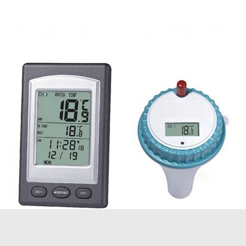 Digital Wireless Swimming Pool SPA Floating Thermometer Wireless LCD Indoor Outdoor Pond Spa Hot Tub Temperature Transmitter ► Photo 1/1