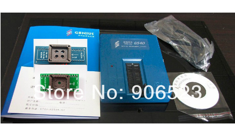 free shipping GENIUS G540 EPROM MCU GAL PIC USB universal programmer + 2 adapters PLCC44 and PLCC32 ► Photo 1/4