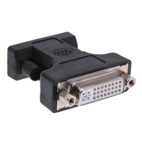 ALLOYSEED 24+5Pin DVI Female to 15Pin VGA Male Cable Extender Adapter Converter Cable Connector For HDTV CRT Monitor Projector ► Photo 1/6